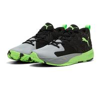 PUMA Court Pro 3 Basketballschuhe 02 - PUMA black/green glare/cool mid gray 42
