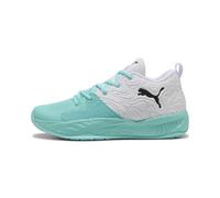 PUMA Court Pro 3 Basketballschuhe 04 - PUMA white/PUMA black/elektro aqua 44.5