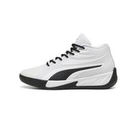 PUMA Herren Court Pro Basketball Shoe Sneaker, Weiß/Schwarz, 45 EU