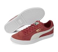 PUMA Court Star Herren-Sneaker aus Wildleder, High Risk Red White Team Gold, 39 EU