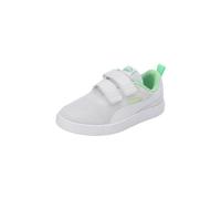 PUMA COURTFLEX V2 MESH V PS, Sneaker, Feather Gray-PUMA White-Summer Green,