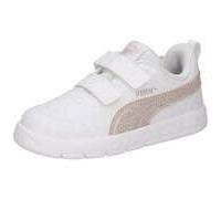PUMA Courtflex V3 Glitz Inf Sneaker Mädchen weiß weiß 23 Synthetik