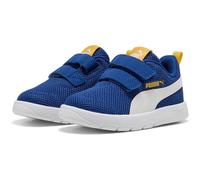 PUMA Unisex Baby COURTFLEX V3 MESH INF Sneaker, Clyde ROYAL White-Sunny Yellow, 22 EU