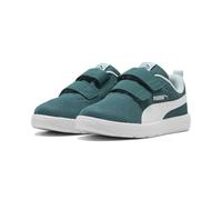 Puma Courtflex V3 Mesh PS Turnschuhe, Unisex, für Kinder und Jugendliche, 26 Frühling Sommer Farbe Emerald Ice PUMA Weiß 18, 19.0 cm