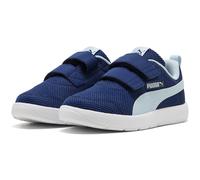 PUMA Courtflex V3 Mesh Sneaker mit Klettverschluss Kinder 19 - blue jewel/lucite 35