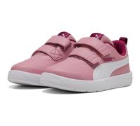 PUMA Courtflex V3 Sneaker mit Klettverschluss Kinder 15 - poised pink/puma white/berry 33