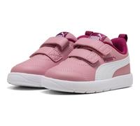 PUMA Courtflex V3 Baby-Sneaker mit Klettverschluss 15 - poised pink/puma white/berry 21