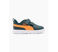 Puma Kinder Sneaker Courtflex V3 V Inf 310252-16 26 Green Terrain-Orange-White