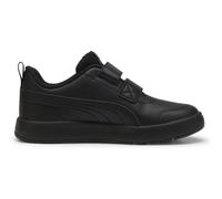PUMA Courtflex V3 Sneaker mit Klettverschluss Kinder 01 - PUMA black/PUMA black/cast iron 28