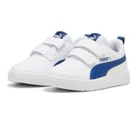 PUMA Courtflex V3 Sneaker mit Klettverschluss Kinder 08 - PUMA white/clyde royal 33