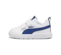 Sneaker PUMA "COURTFLEX V3 V INF", Mädchen, Gr. 20, puma weiß, clyde royal, Synthetik, unifarben, Schuhe Sneaker, mit sportlichem Design, mit Klettverschluss, mit Synthetik-Laufsohle (58961100-20) pum