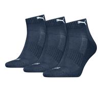 Puma Unisex Quarter Sock, Navy, 43/46 (3er Pack)