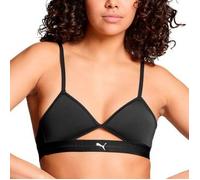 Puma Cut Out Triangle Top Schwarz Polyamid X-Small Damen