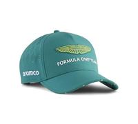 PUMA x ASTON MARTIN ARAMCO F1® Replica Stroll Cap, Accessoires, Grün Lux, OSFA Green