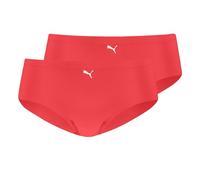 PUMA Damen 2er Pack Seamless Hipster Hipsters Microfiber Slips, Wäschegröße:M, Artikel:-022 Coral