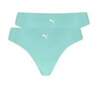 PUMA Damen 2er Pack Seamless Strings Microfiber Slips, Farbe:Mint, Artikel:-021 Mint, Größe:XL