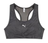 PUMA Damen 4keeps Bra - Padded Ribbon Stripe Print BH, Dusky Gray-aw-053341-0001, XS EU