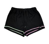 PUMA Damen Badehose Badeshorts Bikinihose Swim Shorts High Waist Shorts, Farbe:Schwarz, Artikel:-001 Black, Größe:XL