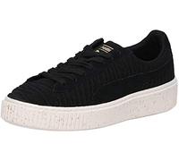 PUMA Damen Basket Platform OW WN's Sneaker, PBlack-PBlack-Whisper White