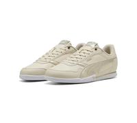 Sneaker PUMA "Bella Donna Metallic Whisper Sneakers Damen", Damen, Gr. 42, alpine snow gold weiß, Obermaterial: Synthetik, Textil; Futter: Textil; Innensohle: Textil; Laufsohle: Gummi, Schuhe Sneaker