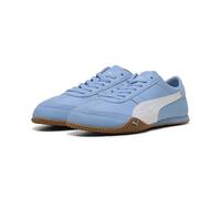 Sneaker PUMA "Bella Lea Sneakers Damen", Herren, Gr. 40, blissful blau gum beige, Obermaterial: Gummi, Kuhleder, Synthetik, Leder; Futter: Synthetik, Textil; Innensohle: Textil, Keine Angabe; Laufsohl