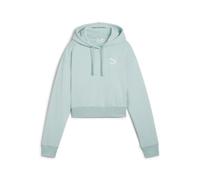 PUMA Damen Better Classics Cropped Hoodie Sweatshirt, Turquoise Surf, XXL Größen