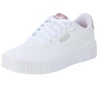 PUMA Damen Carina 2.0 GirlPower Sneakers 36, White Silver Mist Passionfruit Gray Pink