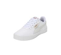 PUMA Damen Carina 2.0 Logobsession Sneaker, White Gold, 38 EU
