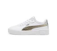 PUMA Damen Freizeitschuhe Carina 2.0 Metallic Shine PUMA WHITE-PUMA GOLD-PUMA SILV 37 ½ (4099686325084)