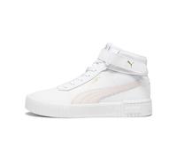 PUMA Damen Carina 2.0 Mid Turnschuhe, Puma White Frosty Pink Puma Gold, 39 EU