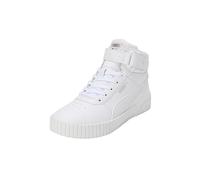 Puma Damen Sneaker Carina 2.0 Mid Winter Wonderland 393212-01 38 Puma White-Galaxy Pink-Silver