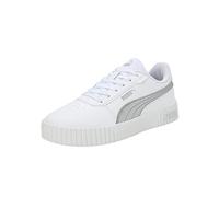 PUMA Damen Carina 2.0 Space Metallics Sneaker, White matt Silver Silver, 39 EU