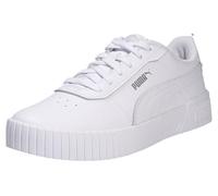 PUMA Damen Sneaker Carina 2.0 Weiß/Weiß/Silber Größe 40,5