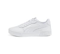 PUMA Damen Sneaker Carina 2.0 Weiß/Weiß/Silber Größe 42 EU