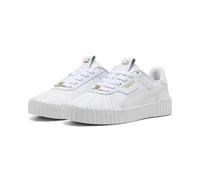 PUMA Damen Carina 3.0 Luxe Sneakers 41, White Gold