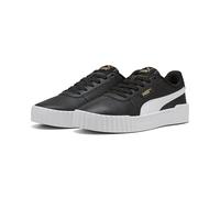 Puma Damen Carina 3.0 Sneaker, Puma Black Puma White Puma Gold, 38.5 EU