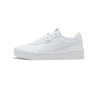 PUMA Damen Carina 3.0 Sneaker, Puma White Puma Gold, 40 EU