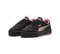 Puma Carina Mia Satin Princess Sneakers Damen Schuhe | Mit Plain | Black/Poised Pink | Größe: 38 Black