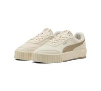 PUMA Damen Carina Mia Sneakers 39, Alpine Snow Ice Coffee White Beige
