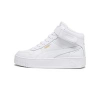 PUMA Damen Carina Street Mid Turnschuhe, White Gold, 42 EU