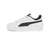 PUMA Damen Carina Street Sneaker, White Black Silver, 37.5 EU