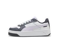 PUMA Carina Street Plateau Sneaker Damen 44 - PUMA white/lilac frost/galactic gray 37.5