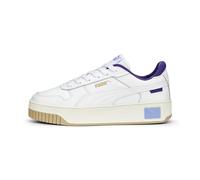 PUMA Damen Carina Street Sneaker, White White Elektro Purple Frosted Ivory, 37 EU