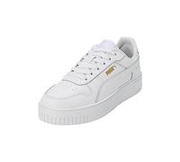 PUMA Damen Carina Street Sneaker, White White Gold, 37 EU