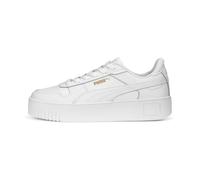PUMA Damen Carina Street Sneaker, White White Gold, 40 EU