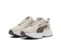PUMA Damen Cassia 2.0 Sneakers 38, Silver Fog Rich Cocoa White Beige Brown