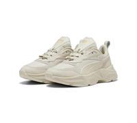 PUMA Damen Cassia Lux Sneakers 38, Alpine Snow Frosted Ivory Gold White