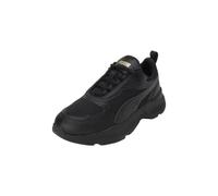 PUMA Damen Cassia Turnschuhe, Puma Black Puma Black Puma Team Gold, 40 EU