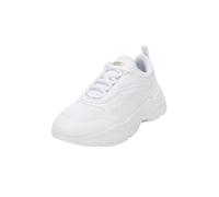 PUMA Damen Cassia Turnschuhe, Puma White Puma White Puma Team Gold, 41 EU