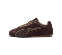 Sneaker PUMA "CATCH SOLEIL SD", Damen, Gr. 37,5, braun (chocolate fondue, soft taupe), Leder, Schuhe Sneaker, für Alltag, mit Lederobermaterial, sportlicher Stil, mit Schnürung (18800969-37,5) chocola